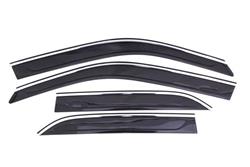 AVS Chrome-Smoke Side Window Vent Visors 11-up Chrysler 300 - Click Image to Close